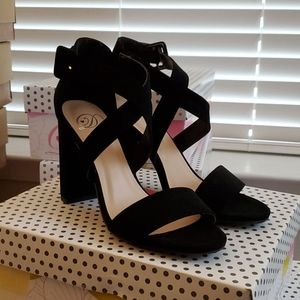 Strappy Block Heels